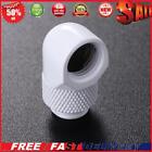 G1/4 Thread 90 Degree Fitting Adapter Rotary Water Cooled Connector(White)