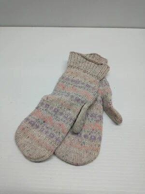 复古连指手套女式-均码-多色丙烯酸针织波西米亚浪漫 Y2K — 第 1/4 张图片