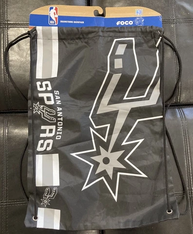 San Antonio Spurs NBA FOCO Drawstring Backpack Bag NWT Cover