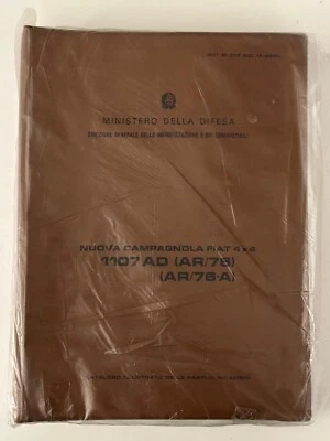 ORIGINALE!!! Catalogo illustrato delle parti di ricambio NUOVA CAMPAGNOLA 1107AD - Immagine 1 di 2