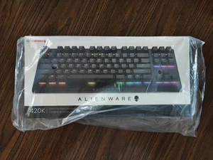 FABRYCZNIE NOWA**DELL Alienware Tenkeyless AW420K Klawiatura do gier AlienFX RGB CZARNA - Zdjęcie 1 z 9