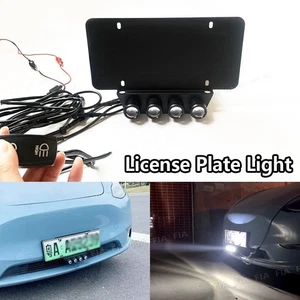 1PC White LED License Plate Light for Car Truck Front illuminate Flush Mounting - Picture 1 of 10