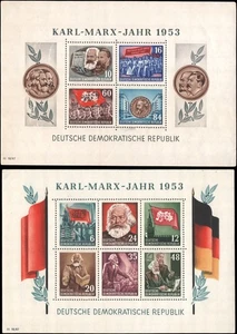 República Democrática Alemana #144a//146a NG 2X s/s - Imagen 1 de 1