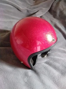 Vintage Bell ? Snell Red Metal Flake Helmet 2 / 73 - Picture 1 of 16