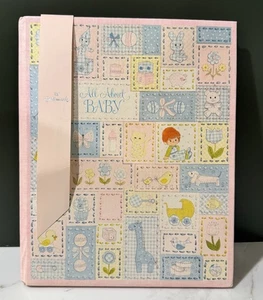 Vintage Hallmark All About Baby Journal Andenken Babybuch Junge Mädchen - Bild 1 von 19