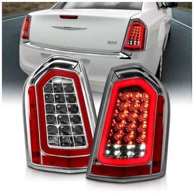 Lámpara trasera LED Anzo 321344 para Chrysler 300 2011-2014 carcasa cromada izquierda y derecha Foto 1 de 4