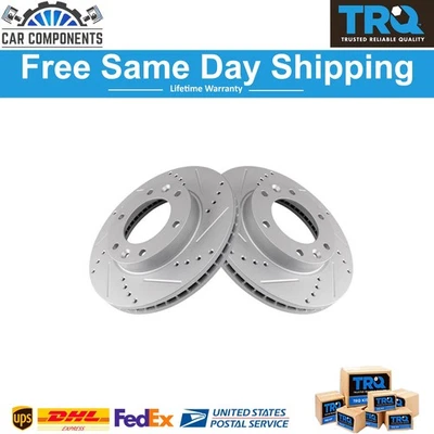 New Front Brake Rotors Set For 2007-2008 Hyundai Entourage 2006-2014 Kia Sedona - Image 1 of 4