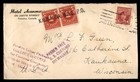 Mayfairstamps Canada Hotel Avonmore to Kaukauan WI Passed Customs Cover aaz_5277