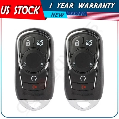 2 Remote Car Key Fob for Buick Lacrosse 2017 2018 2019 HYQ4EA 5 Buttons - Image 1 of 4