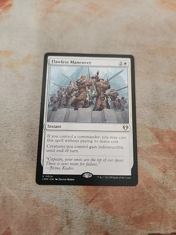 Flawless Maneuver Commander Masters MTG NM - Image 1 of 1