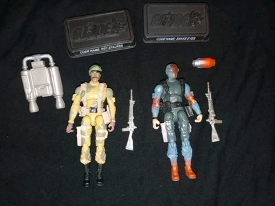 Lote de 25 aniversario 2008 G.I Joe DVD paquete de batalla ojos de serpiente radiación y acosador Foto 1 de 2