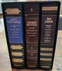 3 Volume Set of American Classics Peerage Books | Steinbeck, London, Melville - Picture 1 of 20
