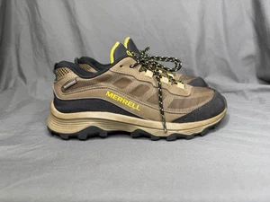 Merrell Moab Speed Low Youth Sz 5M Brown Black Waterproof Hiking Shoes MK265941 - Picture 1 of 10