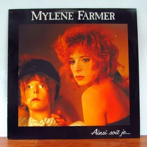 Mylene Farmer – Ainsi Soit Je... ( Europe  LP , 1988, Embossed Letters ) - Picture 1 of 5