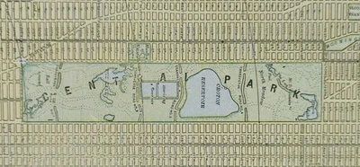 Vintage 1901 NEW YORK CITY NY Map 14"x22" Old Antique Original MANHATTAN NYC - Image 1 of 4