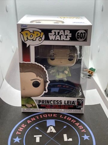 Funko Pop! Star Wars ROTJ 40th Anniversary. #607 Princess Leia (Endor) In Stock Cover