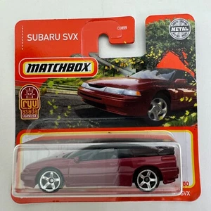 Matchbox GXN06 Subaru SVX Red #88 2021 MBX Highway Short Card - Picture 1 of 5
