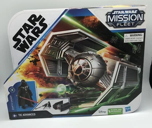 Hasbro Disney Star Wars Mission Fleet Tie Advanced Fighter Darth Vader Brand New - Picture 1 of 8