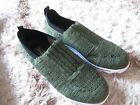 Womens Lady's Stretch Comfort Slip Ons Shoes 6.5 (W) Propet Wat024m Green Black