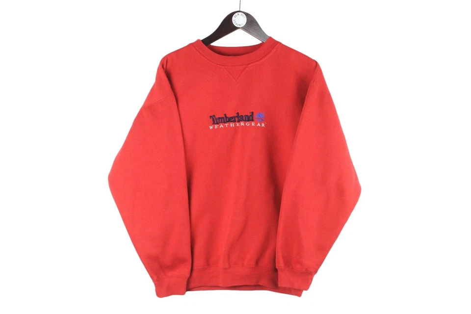 Vintage Timberland Sweatshirt Size S crewneck sport style retro 90s jumper - Image 1 of 4