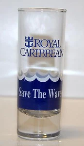 ROYAL CARIBBEAN SAVE THE WAVE SHOT GLASS SHOOTER - Picture 1 of 2