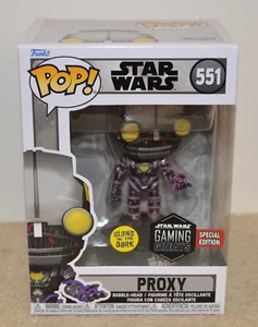 Star Wars Funko pop PROXY GITD 551 Gaming Greats Limited Edition - Imagen 1 de 7