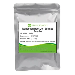 Pure Natural Dandelion Root 20:1 Extract Power 500g/1.1Lbs - Picture 1 of 2