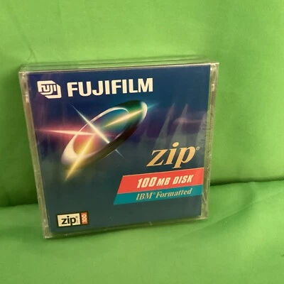 (2) DISCOS FUJIFILM ZIP IBM FORMATEADOS 100 MB. Nuevo y sellado de fábrica. Foto 1 de 4