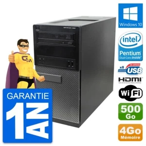 Dell OptiPlex 390 MT G630 RAM 4GB HDD 500GB HDMI Windows 10 Wifi Tower PC - Bild 1 von 5