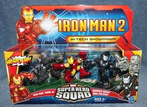 SUPER HERO SQUAD 2010 IRON MAN 2 HI-TECH SHOWDOWN SET - Picture 1 of 12
