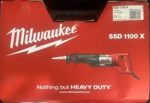 Milwaukee SSD 1100 X 1100 W SAWZALL, Hecho en EE. UU. (Enchufe Lewden) - Imagen 1 de 4