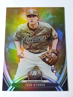 2013 BOWMAN PLATINUM JEDD GYORKO RC ROOKIE BASEBALL CARD #90 - Image 1 of 2