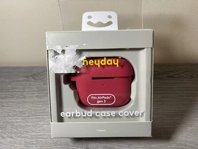 heyday™Apple AirPods 3rd Generation Silicone Case with Clip Electric Magenta - Image 1 of 2