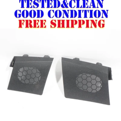 Juego de cubierta de rejilla de altavoz delantero izquierdo y derecho Nissan Sentra 2010 2011 2012 OEM Foto 1 de 4