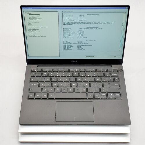 Dell XPS 13 9370 Laptop Intel Core i5 8250U 1.60GHZ 13.3" FHD 8GB NO HDD Lot 3