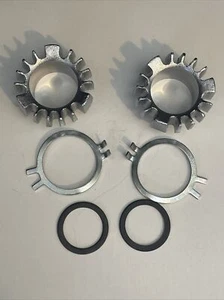 NORTON EXHAUST PIPE LOCK RING 06-3555 W TAB WASHER 06-2412 850 COMMANDO UK MADE - Picture 1 of 5