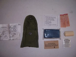 complete Nylon First aid kits US military genuine GI surplus repaired case - Picture 1 of 4