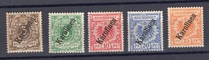 ALEMANIA CAROLINAS, YV # 1/5, MH - Imagen 1 de 1