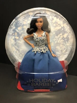 Molde de musa modelo afro-americana Natal boneca Barbie Natal 2016 feriado Claudette - Imagem 1 de 4