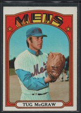1972 Topps #163 Tug McGraw New York Mets