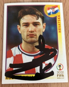 Original Autogramm Robert Kovac Kroatien Panini WM 2002 - Bild 1 von 1