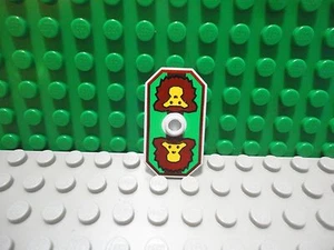 Lego mini figure 1 Castle Knight Shield large with 2 Deer - Picture 1 of 1