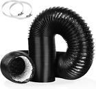 4 Inch 16FT Air Duct, Non-Insulated Flexible Aluminum Dryer Vent Hose for HVAC V