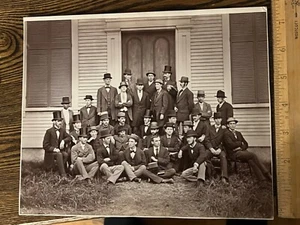 1877 Kappa Kappa Kappa Fraternity Dartmouth College Albumen photograph 9.25” - Picture 1 of 3