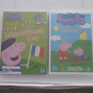 Peppa Pig International Day + Muddy Puddles And Other Stories DVD Bundle Kids UK - Imagen 1 de 8