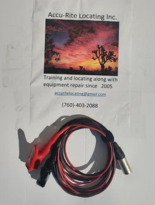 Vivax-Metrotech, Radidetection cable pipe locator Leads new 3pin XLR - Picture 1 of 11