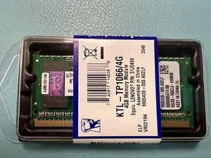 Kingston KTL-TP1066/4G 4GB DDR3 PC3-8500 1066MHz Memory RAM - Picture 1 of 3