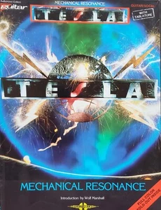 Tesla Mechanical Resonance Guitar Tab Piano Sheet Music Song Book - Picture 1 of 5
