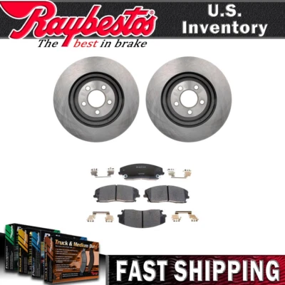 Комплект передних тормозных дисков керамические тормозные колодки и оборудование для Chrysler 300 2005 - Изображение 1 из 4