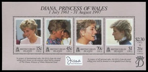 Islas Vírgenes 1998 - Mi-Nr. Bloque 93 ** - Estampillada sin montar o nunca montada - Princesa Diana - Imagen 1 de 1